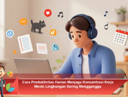 Cara Produktivitas Harian Menjaga Konsentrasi Kerja Meski Lingkungan Sering Mengganggu